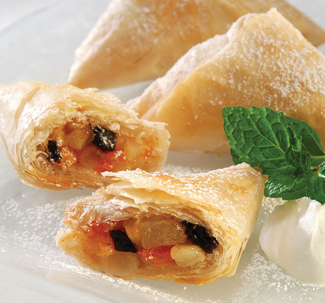Athens Foods Fruit Compote Phyllo Triangles Athens Foods
