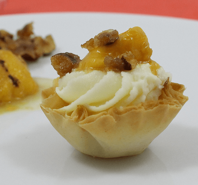 Athens Foods | Summer Appetizer Recipes | Grilled Peach Phyllo Tarts