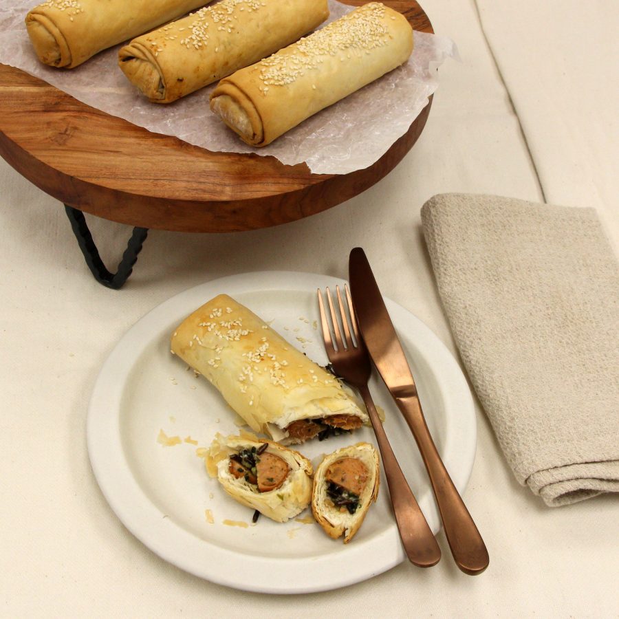 Athens Foods Apple Chicken Sausage And Wild Rice Phyllo Rolls Photo 1