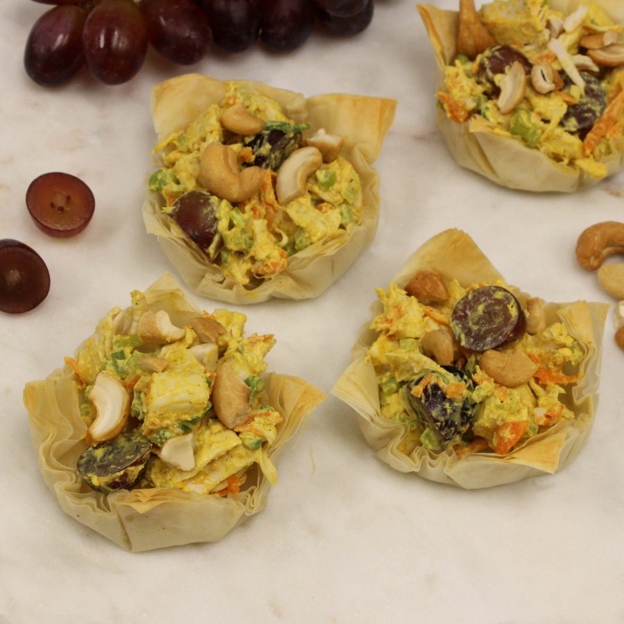 Athens Foods | Curried Chicken Phyllo Tartlets - Athens Foods