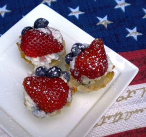 Athens Red White Blue Cannoli Sliders