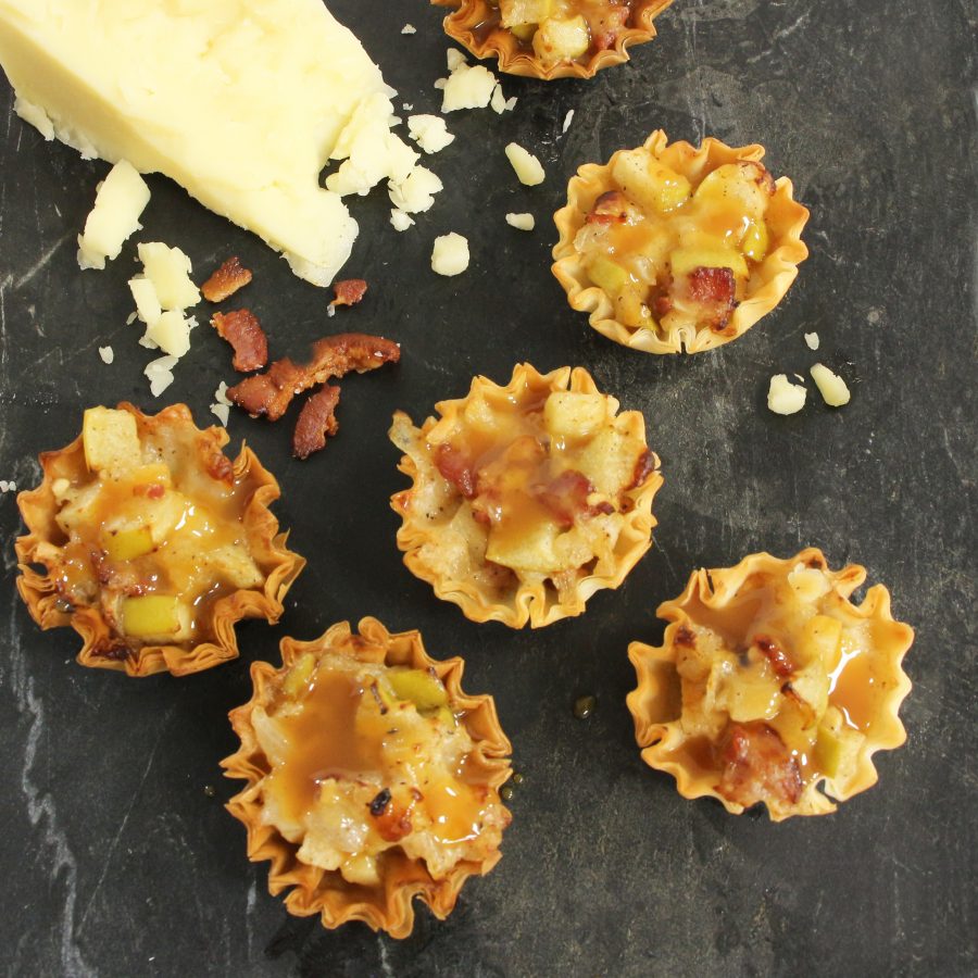 Athens Foods | Apple & Bacon Phyllo Tarts - Phyllo Appetizer | Athens Foods