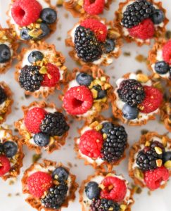 easy berry tarlets - upclose