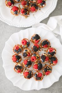 easy berry tartlets - plated