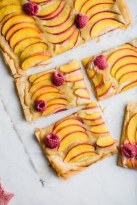 peach galette