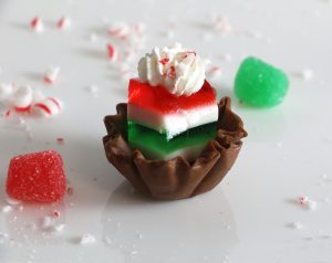 kid friendly recipe - cheerful chocolate holiday stripes