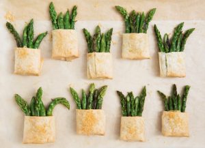 10 spring side dishes - asparagus baskets