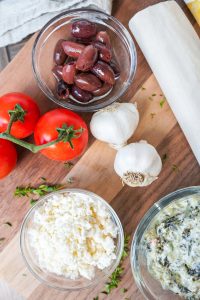 Greek Phyllo Flatbread Pizza