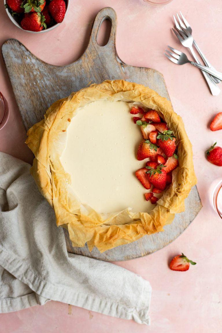 Athens Foods | A Guide to Sam's Easy Strawberry Phyllo Cheesecake ...