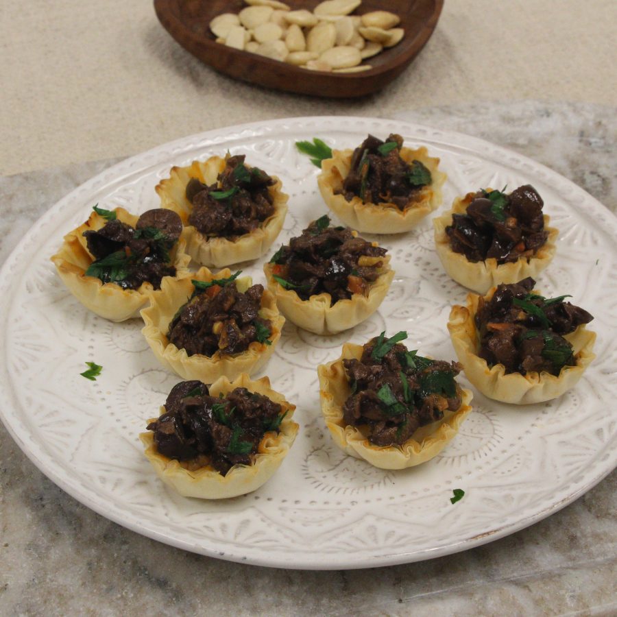 Athens Foods | Black Olives and Harissa Phyllo Shells - Athens Foods