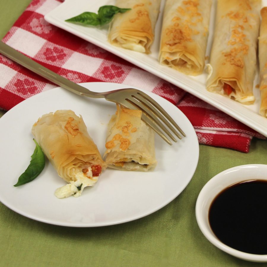 Athens Foods | Caprese Phyllo Roll-Ups - Athens Foods