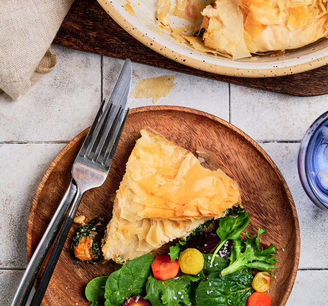 Athens Foods | Butternut Squash and Ricotta Phyllo Pie - Athens Foods